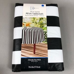 Mainstays 70in Round PEVA Tablecloth Round